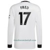 Camiseta de fútbol Manga Larga Manchester United Fred 17 Segunda Equipación 2022-23 - Hombre